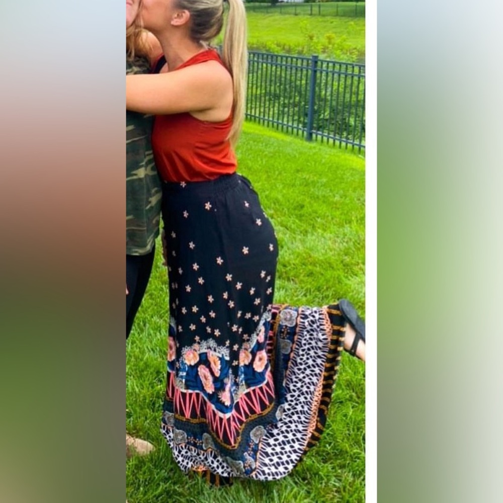 Floral Maxi Skirt